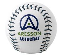 Aresson Autocrat Leather Rounders Ball White (One Size)