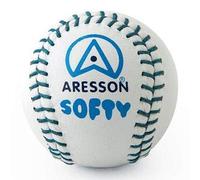 Aresson Qty 2 SOFTY Rounders Balls - Soft Leather Rounders Balls