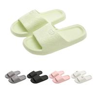 Arestory Mens Womens Soft Sliders UK Lovers Indoor Outdoor Thick Soles Stepping Feeling Sandals Ladies Open Toe Slippers Summer Anti-slip Beach Shoes Holiday Orthopedic Sandal Lightweight Footwear