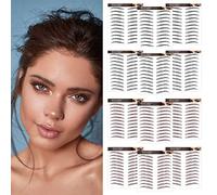 Aresvns Eyebrow Tattoo Stickers 132 Pairs! Brown and Black Tattooed Eyebrow Temporary Eyebrow Stickers Waterproof and Durable for Women