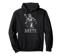Arete Mythic Of Valor And Resolute Spirit Pullover Hoodie