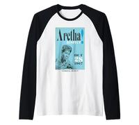 Aretha Franklin Respect New York City Philharmonic Hall 1967 Raglan Baseball Tee