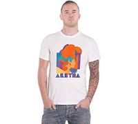 Aretha Franklin T Shirt Milton Graphic Logo Official Unisex White M