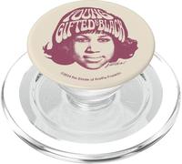 Aretha Franklin Young Gifted and Black Logo Head PopSockets PopGrip for MagSafe