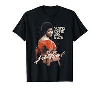 Aretha Franklin Young Gifted and Black Stars Photo T-Shirt