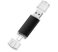 Aretop 64GB USB C Flash Drive 1 Pack USB 3.0 Dual Flash Drive Type C + USB A Thumb Drive Jump Drive 2-in-1 for iPhone 15/16, Android Phones, Tablet,Mac, Computer (64GB, 1 Pack)