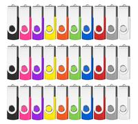 Aretop Bulk USB Flash Drive 4GB, Premium USB Drives 2.0 Pendrive 100 Pack Flash Drive Bulk Thumb Drives Memory Stick (4GB 100 Pack, Mix Color)
