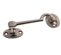 Aretro 100mm Nickel Cabin Hook Holding Doors Open and Closed