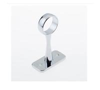 Aretro Wardrobe Rail Brackets End Centre Chrome Various Sizes (chrome, 19mm centre bracket)