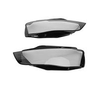 Areyour shop Left +Right Headlight Lens Plastic Cover Shell fit for Audi A4 B8 Facelift 2012-2016