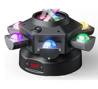 Areyourshop 10 Head Disco Lights - 14CH DJ Lights RGBW with DMX512 Control for Parties, Clubs & Festivals