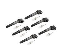 Areyourshop 6x Ignition Coil+Spark Plug UF515 UF522 for BMW 325 335 525 530i X5 Z4 2.5L 3.0L