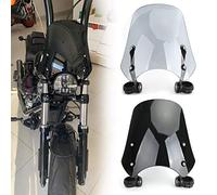 Areyourshop ABS Plastic Motorcycle Windscreen Windshield Fit for Harley Dyna Softail Models