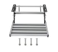 Areyourshop Caravan Step Motorhome Step Compact One-Hand Expand or Collapse,Foldaway Entry Step Collapsible for General RV,Folding Stable Ladders Mobile Home Step Stool for Travel Camping Trailers