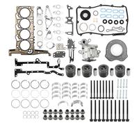 Areyourshop Engine Rebuild Kit ford Transit Ranger 2.2 TDCi RWD Duratorq | Full Overhaul Set with Pistons, Bearings, Oil Pump, Gaskets | Fit CVRA CVRB DRRB CYRA | BK3Q-6051-C1C