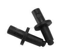 Areyourshop Fridge Door Hinge Pins 2 Pack for Dometic RM10 295246165 | Black plastic, double-hinge design, for RMD10.5 RML10.4 RC10.4P applications