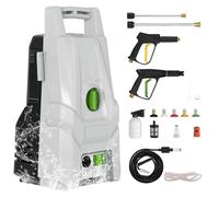 Areyourshop Powerful 3200 PSI Electric High Pressure Washer, 1400W Compact Design with Total Stop System, 5 Interchangeable Nozzles, 15M High-Pressure Hose, Ideal for Homes, Cars, Driveways,