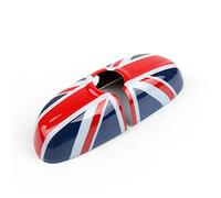 Areyourshop Union Jack Flag Rear View Mirror Cover For 2014-2018 B-M-W MINI Cooper F56 F55 Red&Blue(Auto Powerfolding only)