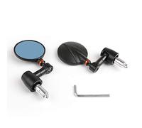 Areyourshop Universal 7/8" Off Road Motorcycle Round Handle Bar End Mirrors Cafe Racer Bobber Clubman
