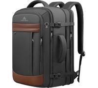 AREYTECO Expandable Travel Backpack, 50L Carry On Backpack Extra Large Laptop Backpack, Airline Approved Business Suitcase Daypack Bag Fits 17 Inch Laptops, Travel Gifts for Men Women