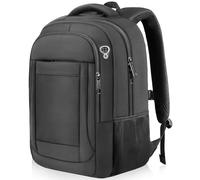 AREYTECO Travel Laptop Backpack, Large 17 Inch Laptop Backpack, Black, 18 Inch, Travel Backpacks