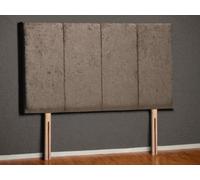 Arezzo Strutted Upholstered Headboard 4Ft6 Double - Naples Mink
