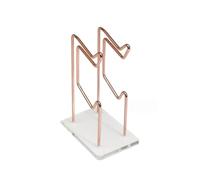 ARFUKA 2-Tier Universal Game Controller Headset Holder Stand Dual Controller Holder Gaming Accessories for Desktop Gamer Rose Gold
