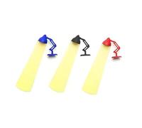 ARFUKA 3D Desklamp Design Bookmark Plastic Book Marks for Reading Creative Book Accessory for Book Lovers Pack of 3