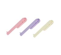 ARFUKA Automatic Bookmarks Silicone Smart Book Marks Cute Unique Bookmark Clip Reading Accessories for Women Men Teens Book Lovers Pack of 3