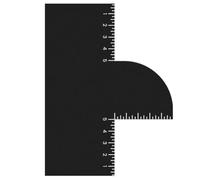 ARFUKA Beard Shaper Tool for Men Professional Beard Line Up & Edging Kit with Measurement Guide Head Shaping Styling Tool for Hairline, Neckline, Cheek Lines