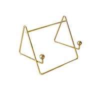 ARFUKA Book Stand Recipe Cookbook Holder Easel Stand Stainless Steel Reading Recipe Cookbook Tablet Holder for Documents, Magazines and Tablets Gold