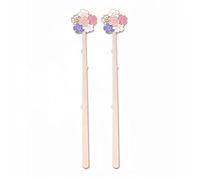 ARFUKA Bookmark Stainless Steel Reading Metal Sakura Flower Bookmark Reading Bookmarks Page Marker Book Marker Gift for Students Teachers Reading Pack of 2