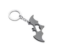ARFUKA Bottle Opener Keyring Bat Shaped Soda Beer Bottle Opener Keychain Beverage Bottle Opener Key Ring for Women and Men Gift Silver