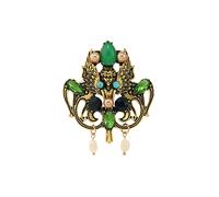 ARFUKA Brooch Rhinestone Engel Retro Brooch Metal Brooch Collar Pin Broche Christmas Pins and Brooches Birthday Christmas for Women