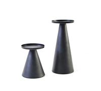 ARFUKA Candle Holders Pillar Candle Holder Black Iron Candle Sticks Holder Stand Candlestick Holders for Table Decoration Wedding Party Events Home Decor Pack of 2
