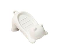 ARFUKA Cat Shape Soap Dish Self-Draining Soap Box Holder Cute Bathroom Storage Container for Shower Bathroom Kitchen Tub Sink Tray
