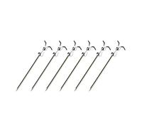 ARFUKA Cocktail Picks Fruits Toothpicks Appetizer Metal Toothpicks Stainless Steel Rabbit Cocktail Skewers Reusable for Sandwiches, Barbeque Snacks, Cocktail Pack of 6