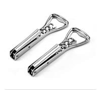 ARFUKA Corkscrew Bottle Opener Multifunctional Beer and Wine Openers Manual Corkscrews Opener Set Home Kitchen Bar Tool Silver Pack of 2