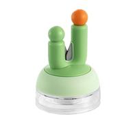 ARFUKA Cute Cactus Kitchen Knife Sharpener Pocket Size Suction Cup Sharpening Stone Compact Sharpening Tool for Knives & Scissors, Space-Saving Kitchen Accessory for Home Use Green