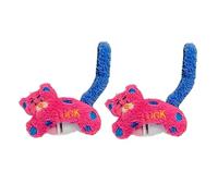 ARFUKA Cute Cat Curtain Tiebacks Decorative Elastic Curtain Holdbacks No Tools Required for Curtains & Draperies Pack of 2