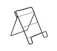 ARFUKA Foldable Cookbook & Tablet Stand Adjustable Recipe Book Holder for Kitchen Counter Hands-Free Cooking Display for Recipes, Tablets & Cookbooks (Black)