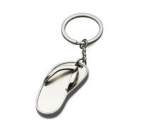 ARFUKA Keyring 3D Slipper Metal Keychain Flip Flops Pendant Key Chain Key Ring Women Men Gift for Christmas and Birthday
