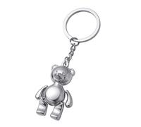 ARFUKA Keyring Bear Pendant Keychain 3D Animal Metal Key Ring Charm Jewellery Christmas Birthday Gift Keyrings Key Chain Key Ring Holder for Men and Women
