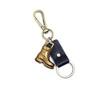 ARFUKA Keyring Boots Pendant Keychain Vintage Metal Key Fob Holder Housewarming Gift Keyring for Men and Women