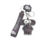 ARFUKA Keyring Cartoon Elephant Pendant Keychain Key Holder Men Women Key Chain Wallet Bag Pendant Charms Gift for Birthday Christmas Festival
