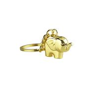 ARFUKA Keyring Elephant Pendant Keychain Metal Key Ring Charm Jewellery Christmas Birthday Gift Keyrings Key Chain Key Ring Holder for Men and Women Gold
