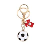ARFUKA Keyring Football and Jersey Pendant Keychain Metal Key Chain Bag Charm Key Organizer Christmas Birthday Gift Keyrings Key Chain Key Ring Holder