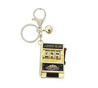ARFUKA Keyring Fruit Machine Slot Pendant Keychain Metal Key Chain, Christmas/Birthday/Valentine's Day Gift for Men and Women