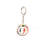 ARFUKA Keyring Lucky Fish Model Pendant Keychain Key Ring Bag Charm Jewellery Christmas Birthday Gift Keyrings Key Chain Key Ring Holder for Men and Women