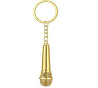 ARFUKA Keyring Microphone Pendant Keychain Unisex Key Organizer Holder for Purse Backpack Car Keys Charm Accessories